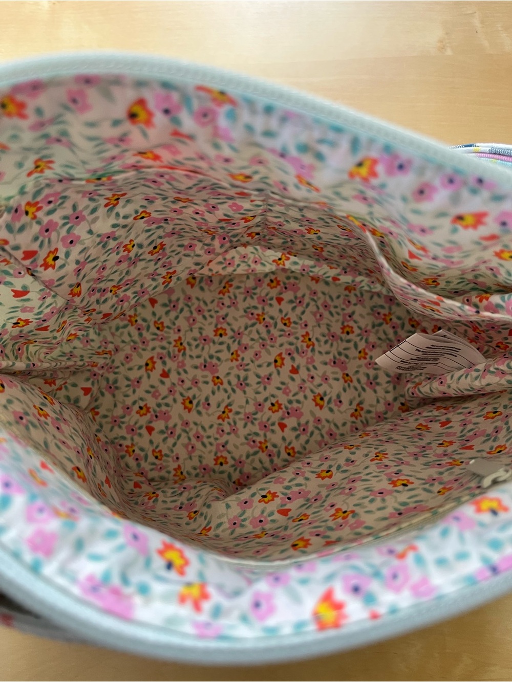 Vera Bradley Quilted Crossbody in Pastel Plaid (Pink, Blue, Teal, Coral) - Picture 6 of 13